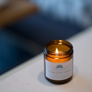 organic aromatherapy candle festive